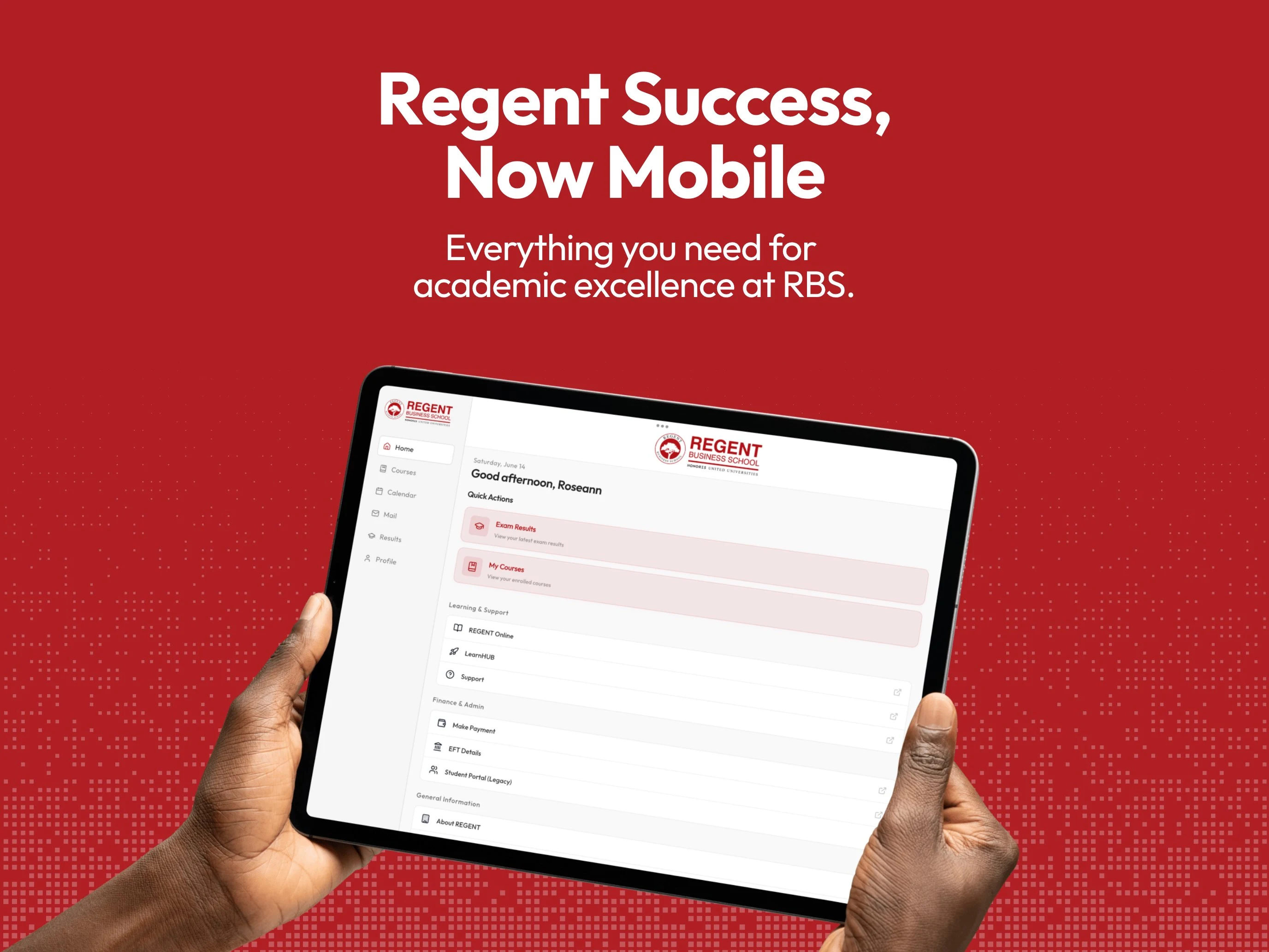 myRegent screenshot